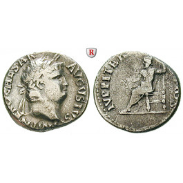 Römische Kaiserzeit, Nero, Denar 66-67, ss+/ss