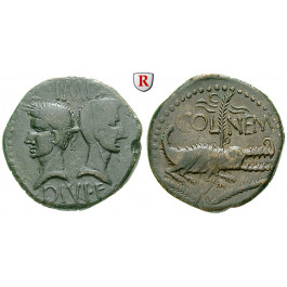 Römische Kaiserzeit, Augustus, As 9/8 -3 v. Chr., ss-vz