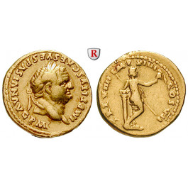 Römische Kaiserzeit, Titus, Aureus 79, ss-vz/ss+