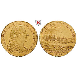 Pfalz, Kurpfalz, Karl Theodor, Dukat 1764, f.vz