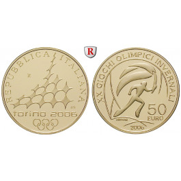 Italien, Republik, 50 Euro 2006, 14,52 g fein, PP