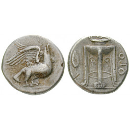 Italien-Bruttium, Kroton, Stater 425-350 v.Chr., ss+