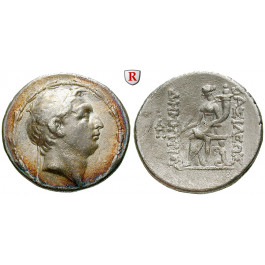 Syrien, Königreich der Seleukiden, Demetrios I., Tetradrachme 162-150 v.Chr., ss+