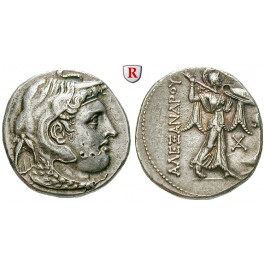 Ägypten, Königreich der Ptolemäer, Ptolemaios I. als Satrap, Tetradrachme 312-306 v.Chr., f.vz