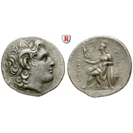 Thrakien, Königreich, Lysimachos, Tetradrachme 297-281 v.Chr., ss+