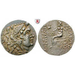 Makedonien, Königreich, Alexander III. der Grosse, Tetradrachme 125-70 v.Chr., ss-vz