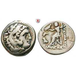 Thrakien, Königreich, Lysimachos, Drachme 299-296 v.Chr., f.ss