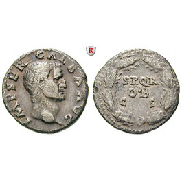 Römische Kaiserzeit, Galba, Denar Juli 68-Jan.69, ss-vz