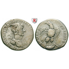 Römische Provinzialprägungen, Seleukis und Pieria, Antiocheia am Orontes, Hadrianus, Tetradrachme 118, ss+