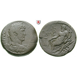 Römische Provinzialprägungen, Ägypten, Alexandria, Hadrianus, Drachme Jahr 16 = 131-132, ss/ss-vz
