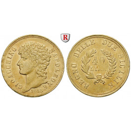 Italien, Königreich beider Sizilien, Joachim Murat, 40 Lire 1813, 11,61 g fein, ss+