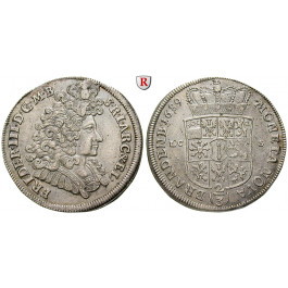 Brandenburg-Preussen, Kurfürstentum Brandenburg, Friedrich III., 2/3 Taler 1689, vz+