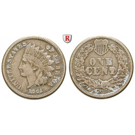 USA, Cent 1861, ss