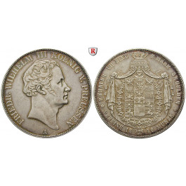 Brandenburg-Preussen, Königreich Preussen, Friedrich Wilhelm III., Vereinsdoppeltaler 1840, ss-vz