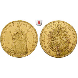 Römisch Deutsches Reich, Maria Theresia, Dukat 1765, vz-st