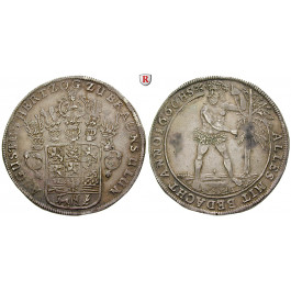 Braunschweig, Braunschweig-Wolfenbüttel, August der Jüngere, Reichstaler 1666, f.vz