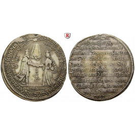 Sachsen, Sachsen-Gotha (Neu-Gotha), Ernst der Fromme, Reichstaler 1669, ss+/ss-vz