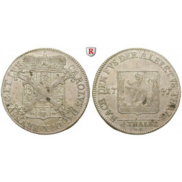 Braunschweig, Braunschweig-Wolfenbüttel, Karl, 1/2 Taler 1747, ss+