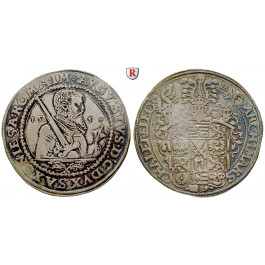 Sachsen, Albertinische Linie, August, Taler 1557, ss+/vz