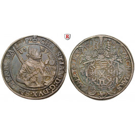 Sachsen, Albertinische Linie, Christian I., Taler 1587, ss-vz