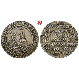 Sachsen, Albertinische Linie, Johann Georg I., 1/4 Taler 1656, ss