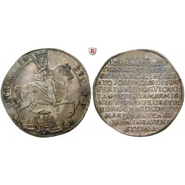 Sachsen, Albertinische Linie, Johann Georg II., Reichstaler 1658, f.vz