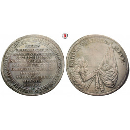 Sachsen, Albertinische Linie, Johann Georg III., Taler 1691, ss