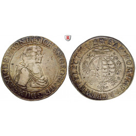 Sachsen, Albertinische Linie, Johann Georg II., Taler 1671, ss+