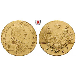 Brandenburg-Preussen, Königreich Preussen, Friedrich II., Friedrichs d`or 1751, ss