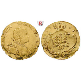 Brandenburg-Preussen, Königreich Preussen, Friedrich II., Dukat 1741, ss/ss-vz