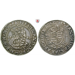 Römisch Deutsches Reich, Ferdinand I., Taler 1549, f.vz