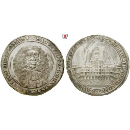 Sachsen, Sachsen-Zeitz, Moritz, Reichstaler 1667, ss-vz