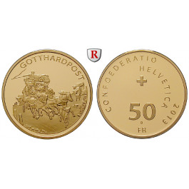 Schweiz, Eidgenossenschaft, 50 Franken 2012, 10,16 g fein, PP