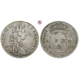 Schweden, Karl XI., 4 Mark 1689, ss