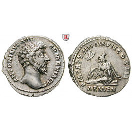Römische Kaiserzeit, Marcus Aurelius, Denar 163-164, st