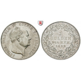 Brandenburg-Preussen, Königreich Preussen, Friedrich Wilhelm IV., Gulden 1852, f.vz