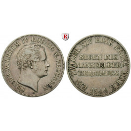 Brandenburg-Preussen, Königreich Preussen, Friedrich Wilhelm IV., Ausbeutetaler 1844, ss+