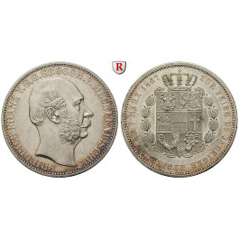 Mecklenburg, Mecklenburg-Schwerin, Friedrich Franz II., Vereinstaler 1867, vz