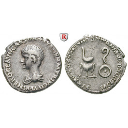Römische Kaiserzeit, Nero, Caesar, Denar 51, ss