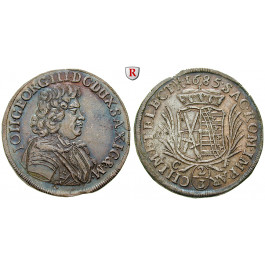 Sachsen, Albertinische Linie, Johann Georg III., 2/3 Taler 1685, vz
