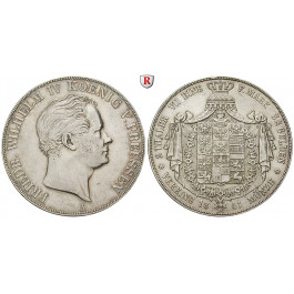 Brandenburg-Preussen, Königreich Preussen, Friedrich Wilhelm IV., Vereinsdoppeltaler 1841, ss-vz