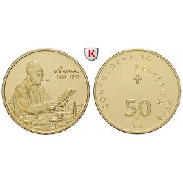 Schweiz, Eidgenossenschaft, 50 Franken 2010, 10,16 g fein, PP