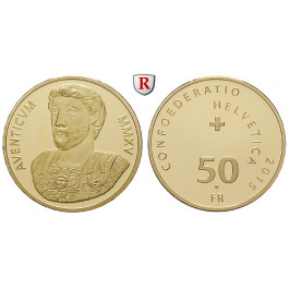 Schweiz, Eidgenossenschaft, 50 Franken 2015, 10,16 g fein, PP