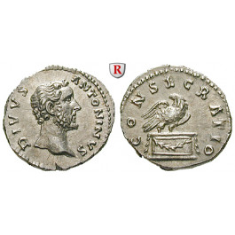 Römische Kaiserzeit, Antoninus Pius, Denar nach 161, st