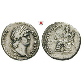 Römische Kaiserzeit, Nero, Denar 64-65, ss