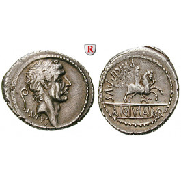 Römische Republik, L. Marcius Philippus, Denar 56 v.Chr., ss-vz