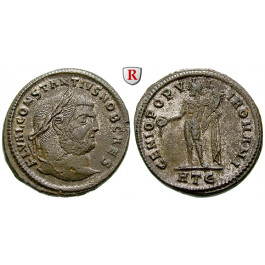 Römische Kaiserzeit, Constantius I., Caesar, Follis, ss-vz