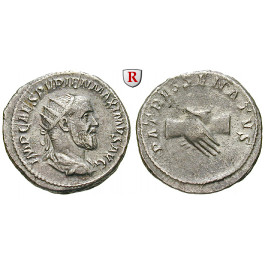 Römische Kaiserzeit, Pupienus, Antoninian 238, ss-vz