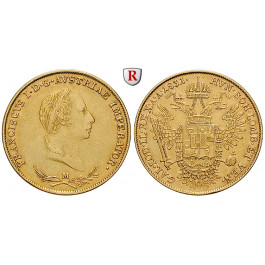 Österreich, Kaiserreich, Franz II. (I.), Sovrano 1831, 10,14 g fein, ss+/ss-vz