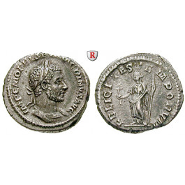 Römische Kaiserzeit, Macrinus, Denar 217, ss+